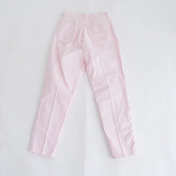 Vintage Chic Pink Barbie Tapered Leg  Denim Jeans - Picture 11 of 13